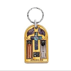 NWT - Karma and Luck keychain